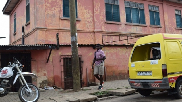 Exterior of fake embassy in Ghana