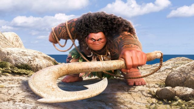Maui, voiced by Dwayne "The Rock" Johnson