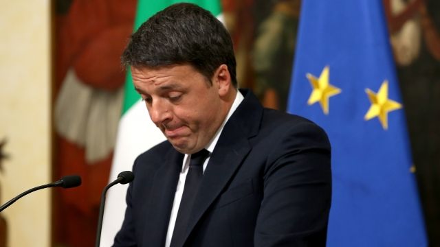 Italian Prime Minister Matteo Renzi.
