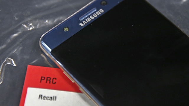 A Samsung Galaxy Note 7