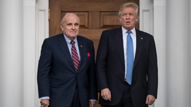 Donald Trump and Rudy Giuliani