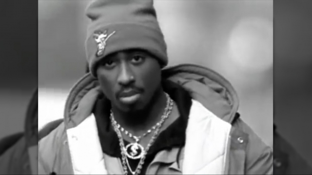 2pac in the official music video for "Brenda's Got A Baby."