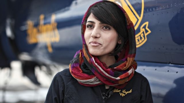 Afghanistan's first female pilot Capt. Niloofar Rahmani