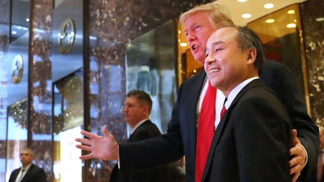 President-elect Donald Trump and SoftBank CEO Masayoshi Son