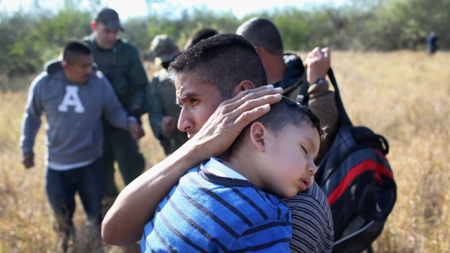 Father and son undocumented immigrants detained at US border