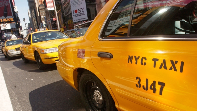 New York City taxis.