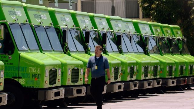 AmazonFresh trucks