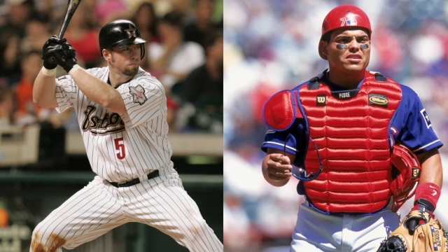 Jeff Bagwell and Ivan "Pudge" Rodriguez.