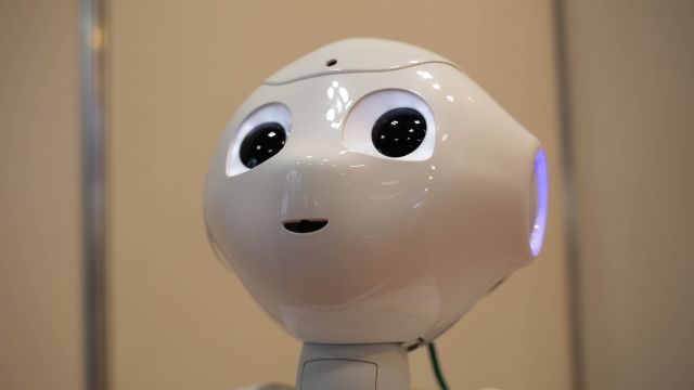 A robot face