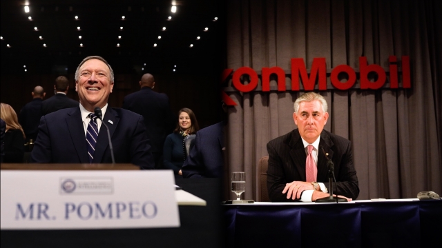 Mike Pompeo and Rex Tillerson
