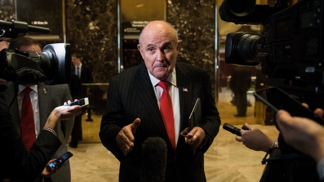 Rudy Giuliani at Trump Tower
