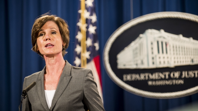 Previous acting Attorney General Sally Yates