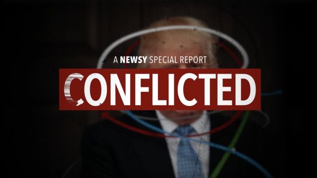 Promo image for Newsy's 'Conflicted' special report
