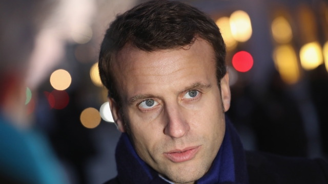 French presidential candidate Emmanuel Macron.