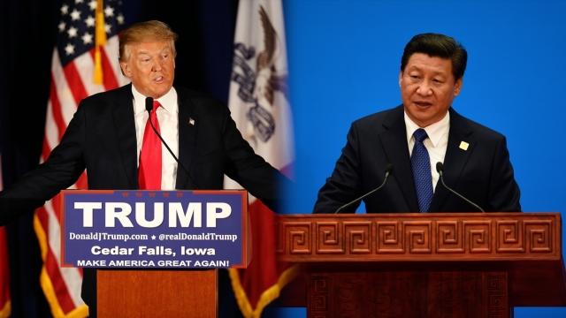 Donald Trump and Xi Jinping