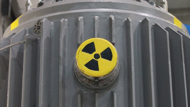 A nuclear waste container
