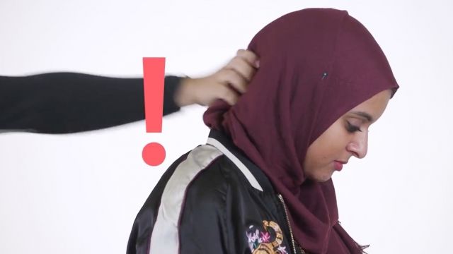 Muslim women teaching a self defense class