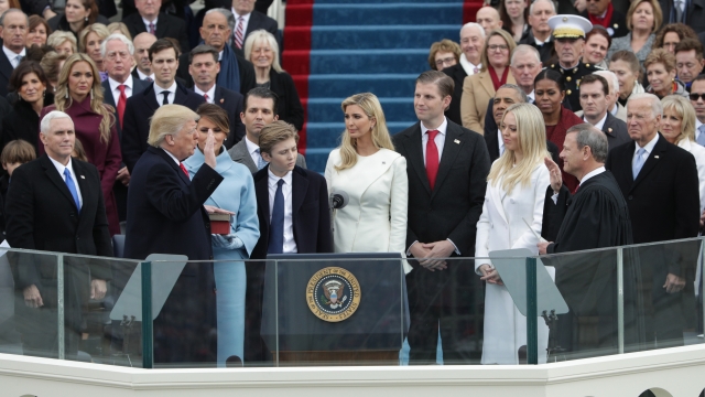 Donald Trump and family