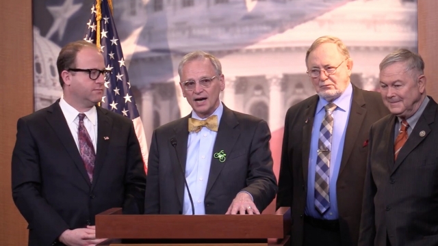 The announcement of the Congressional Cannabis Caucus.