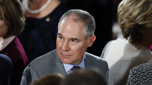 Scott Pruitt, the new head of the Environmental Protection Agency