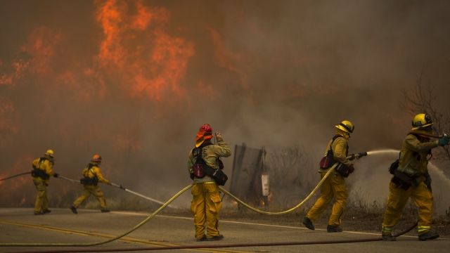 The Sand Fire in California