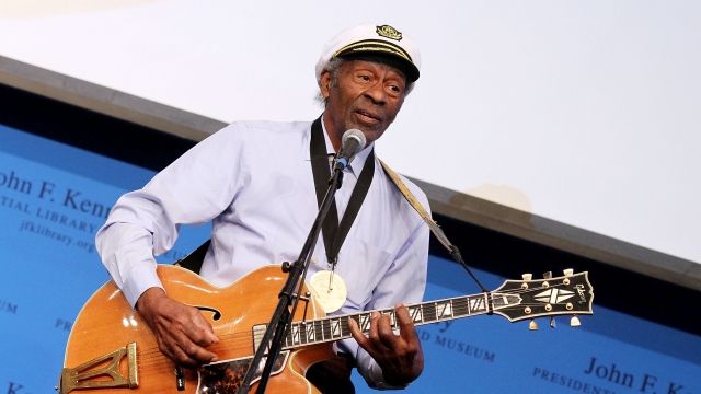 Chuck Berry performing in 2012.