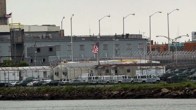 A view of the Rikers Island jail complex.