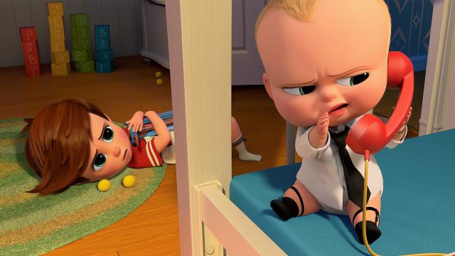 Alec Baldwin voices the baby in "The Boss Baby"