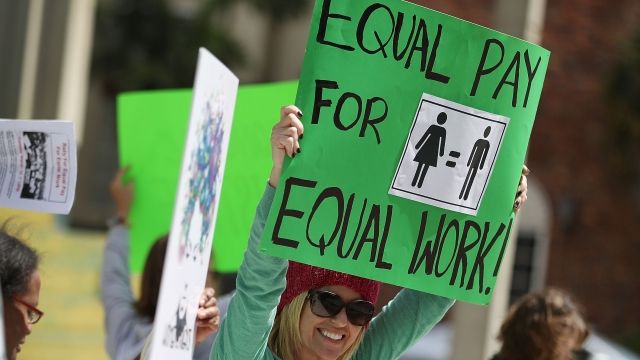 Equal pay rally