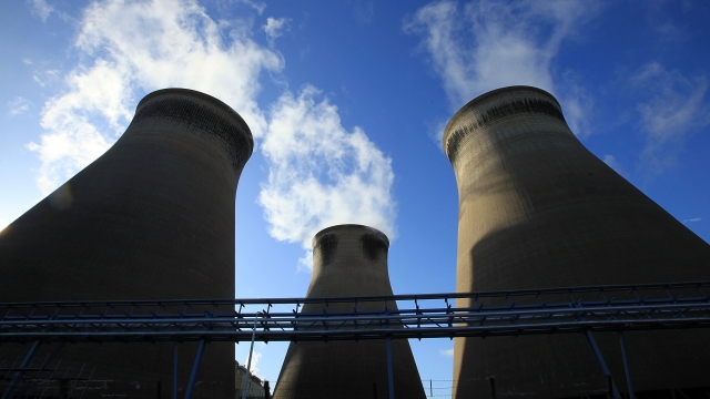A coal power plant in the United Kingdom.