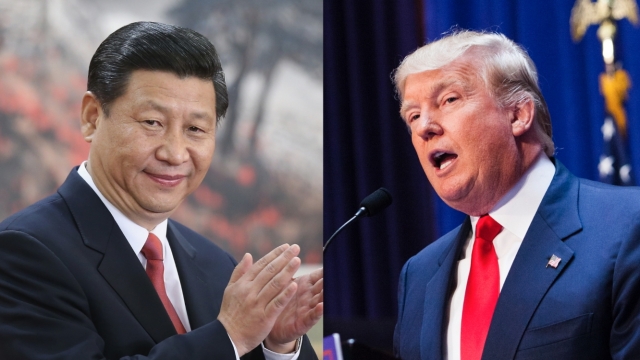 Chinese President Xi Jinping and U.S. President Donald Trump