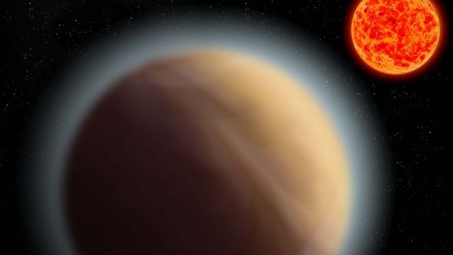 Artist rendering of exoplanet GJ 1132b