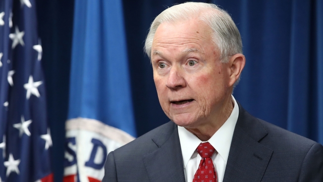 U.S. Attorney General Jeff Sessions hosts press conference