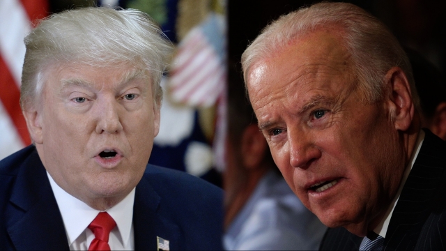 President Donald Trump and former Vice President Joe Biden