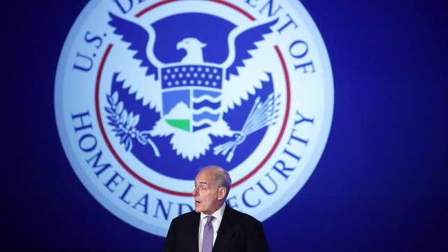Homeland Security Secretary John Kelly delivers his first public remarks
