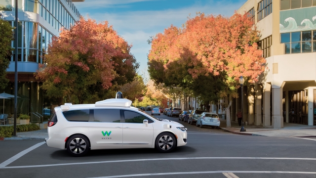 Waymo self-driving minivan
