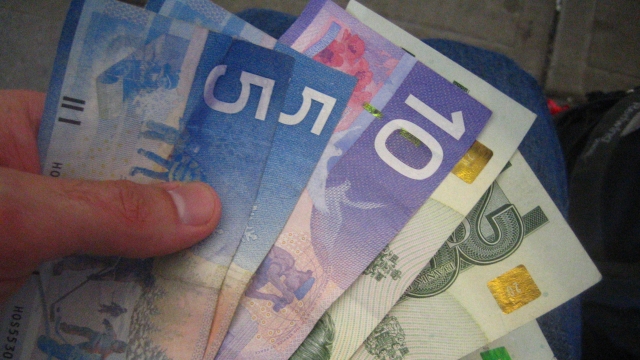 Canadian cash.