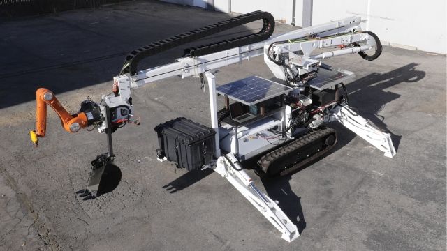 Construction robot and 3-D printer