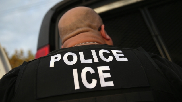 A U.S. Immigration and Customs Enforcement agent