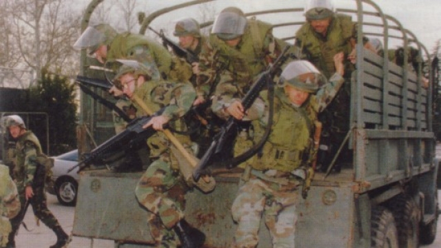 The U.S. Army in 1992 LA riots.