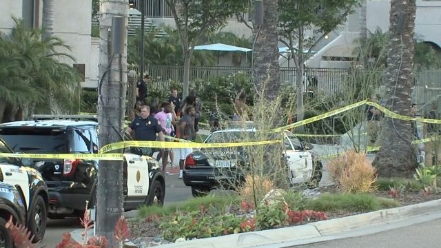 At least one person was killed during a shooting at a San Diego apartment complex pool.