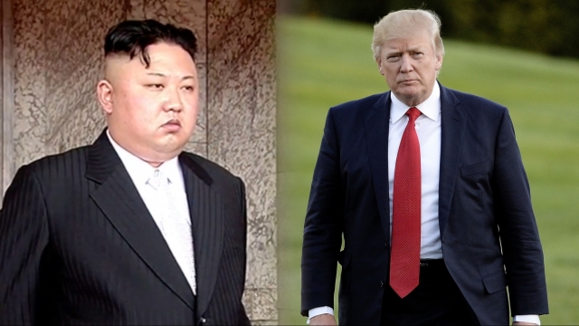 North Korean Leader Kim Jong-un and President Donald Trump