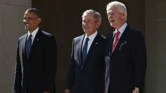 Barack Obama, George W. Bush, Bill Clinton