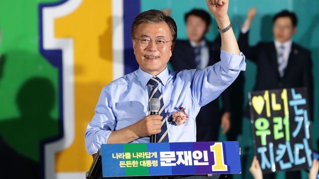 South Korean President-Elect Moon Jae-in