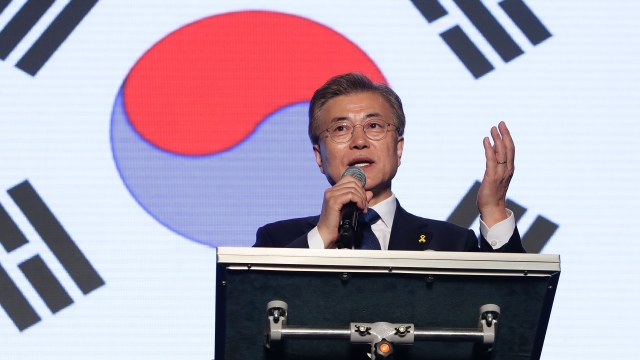 Newly elected President Moon Jae-in.