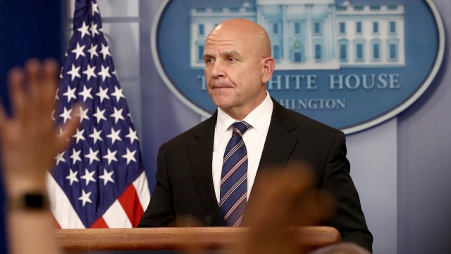 National security adviser H.R. McMaster holds a press conference