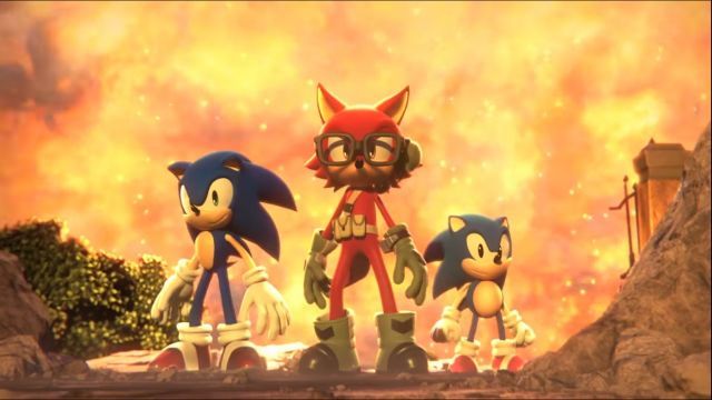 Characters from the "Sonic Forces" game