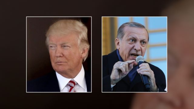 President Donald Trump; President Erdogan