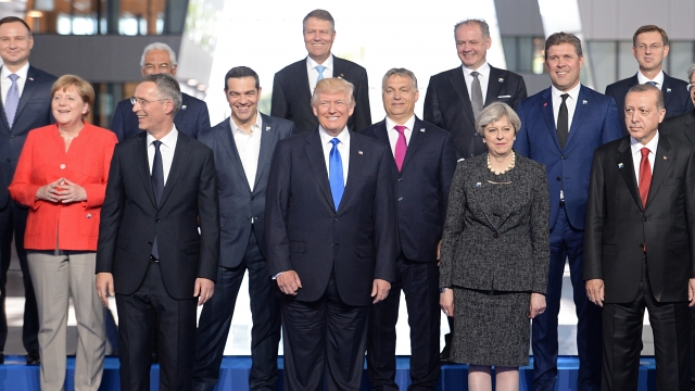NATO leaders meet for summit.