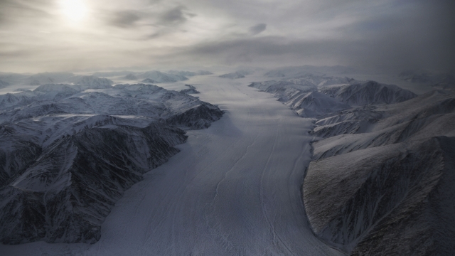 NASA flyover photo of the Arctic